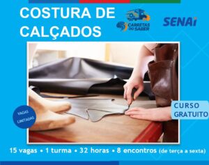 curso costura de calçados
